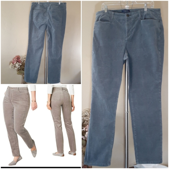 Talbots Pants - Talbots Corduroy High Waist Straight Leg Pants